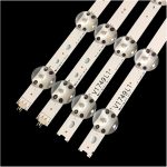 ⁦SHYHHTS 2Pair Backlight TV Strip LED for L/G 49UJ 49UJ6500-UB AUSYLJR 49UV340C-UB AUSYLJR 626mm 3V 1W 6led And 6led Aluminum⁩ - الصورة ⁦2⁩