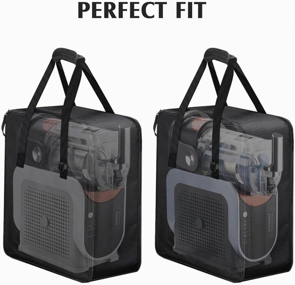 ⁦Jectse Slushie Machine Travel Bag, Oxford Cloth Portable Storage Bag with Shoulder Strap, Large Capacity Outdoor Drink Maker, Easy Carry for Cords, Straws, and Cup Lids⁩ - الصورة ⁦6⁩