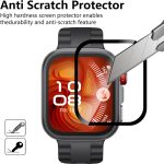 ⁦Vurtboly 2Pack Screen Protector Compatible with Huawei Watch Fit 4/4 Pro 2025 with Alignment Frame, 3D Full Coverage Composite material Waterproof Anti-Scratch for Huawei Watch Fit 4/4 Pro (Fit 4 Pro)⁩ - الصورة ⁦3⁩