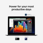 ⁦SAMSUNG Galaxy Book4 Pro Business Laptop, 14" 3K AMOLED Touchscreen, Intel 16-Core Ultra 7 155H, Long Battery Life, Thin & Light, 1080P AI Webcam, Windows 11Pro, w/128G PSD (16GB RAM | 4TB SSD)⁩ - الصورة ⁦3⁩