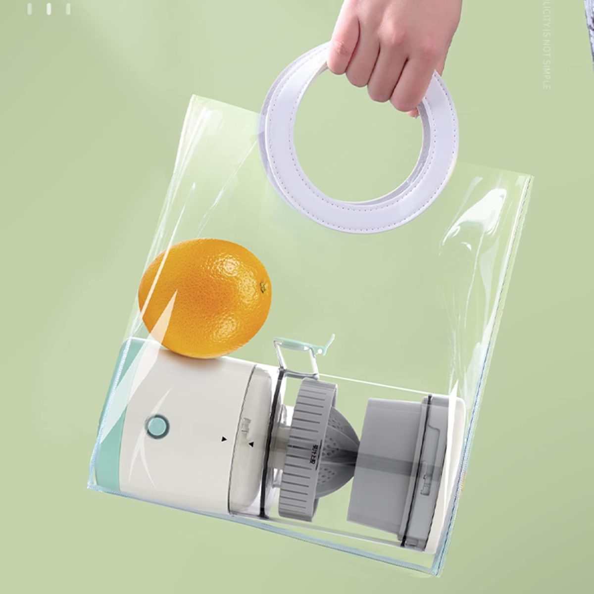 ⁦Bhdk hands-free portable usb charging cordless electric juicer⁩ - الصورة ⁦3⁩