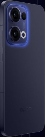 ⁦Oppo Reno13 Dual-SIM 256GB ROM + 12GB RAM (GSM Only | No CDMA) Factory Unlocked 5G Smartphone (Blue) - International Version⁩ - الصورة ⁦4⁩