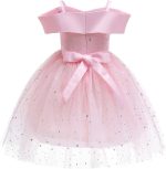 ⁦Isabel Princess Dress for Little Girls Mirabel Effect Costume Fancy Long Sleeve Party Gown for Kids⁩ - الصورة ⁦3⁩
