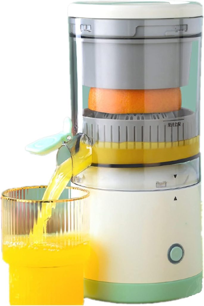 Bhdk hands-free portable usb charging cordless electric juicer