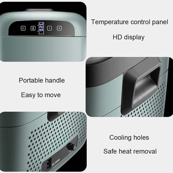 Car Refrigerator, 25L Large-capacity Dual-use 12v/24v Refrigeration Car Refrigerator, Precise Temperature Control, Cycle Lock Temperature