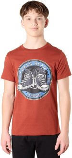 REDTAG Senior Boys Graphic T-Shirt