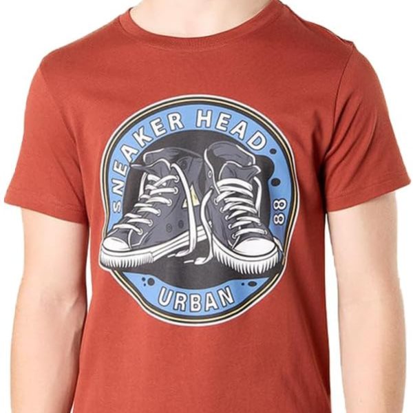 REDTAG Senior Boys Graphic T-Shirt