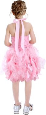 ⁦Tutu Dress for Girls Sequin Tulle Black White Pink Birthday Party Dresses for Toddler Kids Princess Fancy Sparkly Prom Outfit⁩ - الصورة ⁦7⁩