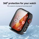 ⁦T Tersely Case and Screen Protector for Huawei Watch Fit 4 Pro, All-around Anti Scratch Shockproof Protective Hard PC Full Cover Tempered Glass Compatible with Huawei Watch Fit 4 Pro (Black)⁩ - الصورة ⁦3⁩