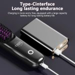 ⁦Beard Straightener for Men, Anti-Scald Heated Beard Brush, Portable Cordless Hair Straightener, Electric Hot Comb 3 Temp Settings, Ionic Mini Straightener for Home and Travel⁩ - الصورة ⁦4⁩