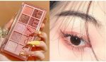 ⁦Xspring 10-Color Eyeshadow Palette, Matte & Shimmer Blendable Makeup, Waterproof Longwear Pigmented Shadows - Perfect for Travel⁩ - الصورة ⁦4⁩