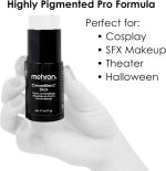 ⁦Mehron Makeup CreamBlend Stick - Body Paint (.75oz) (White)⁩ - الصورة ⁦3⁩