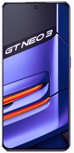 ⁦Realme GT Neo 3 80W Dual-SIM 256GB ROM + 8GB RAM (GSM Only | No CDMA) Factory Unlocked 5G Smartphone (Nitro Blue) - International Version⁩ - الصورة ⁦2⁩