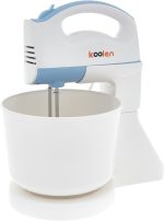 Koolen Hand Mixer with Bowl, 150W, White and Black