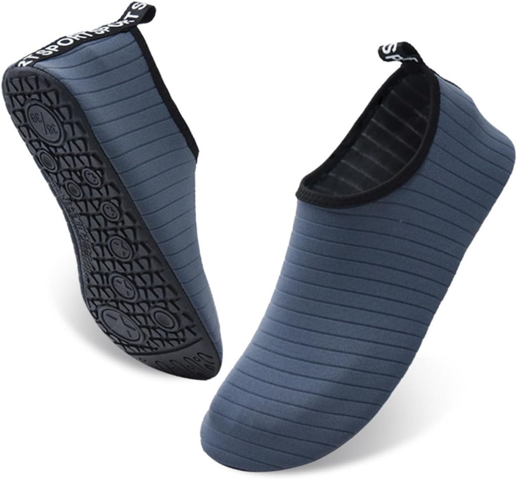 HI-FINE Water Shoes for Men and Women,Quick-Dry Barefoot Socks Snorkeling Shoes Water Socks for Outdoor Beach Swim Surf Walking Yoga