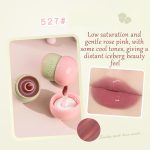 ⁦4Pcs Tinted Mushroom Lip Gloss, Long Lasting Jelly Lip Tint Hydrating,Jelly Texture Moisturising Acorn Lip Baim,Moisturise and Lighten Lip Lines,Easy to Carry⁩ - الصورة ⁦7⁩