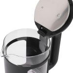 ⁦New Golden Creat Electric Kettle 2L, Fast Boil Glass Water Boiler with Auto Shut-Off, Boil-Dry Protection, 1500W Cordless Kettle for Boiling, Milk, Coffee & Tea, for Home & Office, NGC-133 (Black)⁩ - الصورة ⁦2⁩