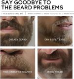 ⁦Azonee Beard Grooming Kit for Men, 3PCS Beard Wash, Beard Growth Oil, and Beard Balm for Thicker Beard Growth, Organic Beard Care Set⁩ - الصورة ⁦7⁩