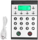 Gearwell Intercom Phone, Wireless Hands Intercom System with 1000m Range, Intelligent Networking Intercom, Clear Call Communication Device (Black)