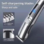⁦Eacam 6 in 1 Men Hair Clipper Set Beard Shaver Electric Body Hair Trimmer Nose Trimmer Haircut Kit Waterproof Fully Washable, body Hair Trimmer Body Grooming Kit for Man⁩ - الصورة ⁦5⁩