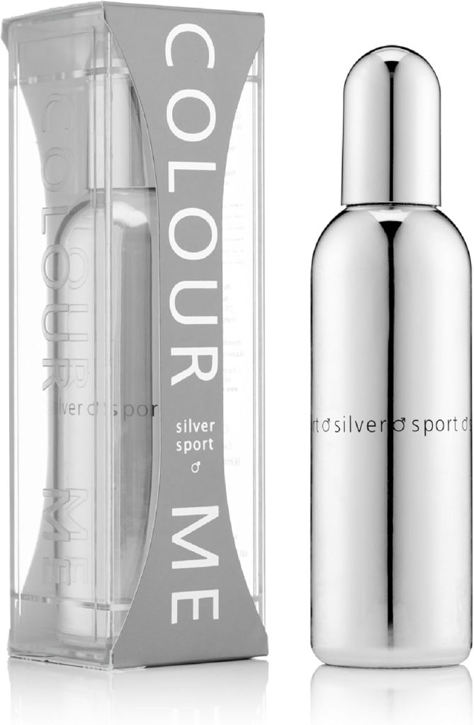 Colour Me Silver Sport - Fragrance For Men - 90mlEau De Parfum, By Milton-Lloyd, 01W1Chss
