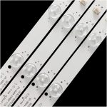 ⁦SHYHHTS 3V 1W 586mm TV LED Backlight Strip for Phi/li.co 32inch PH32B51DSGW 4Pcs/Set TV Led Backlight PH32B51DSG PH32B51DS PH32B51D PH32B5⁩ - الصورة ⁦3⁩