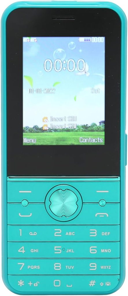 Elderly Mobile Phone, High Volume 3000mah 2.4in Dual Card Large Button Cell Phone for Outdoor (UK Plug)