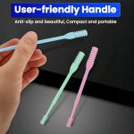 ⁦OSHIMA 2-in-1 Nasal Hair Cutter 5-Pack Nasal Hair Cutter Double-Blade 360° Rotating Nose Hair Knife Double Sided Nose Hair Trimmer, Portable Nostril Hair Remover Tool for Women Men⁩ - الصورة ⁦4⁩
