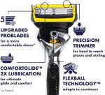 ⁦Gillette ProGlide Shield Men's Razor Handle + 4 Blade Refills, Holiday Gifts for Men⁩ - الصورة ⁦2⁩