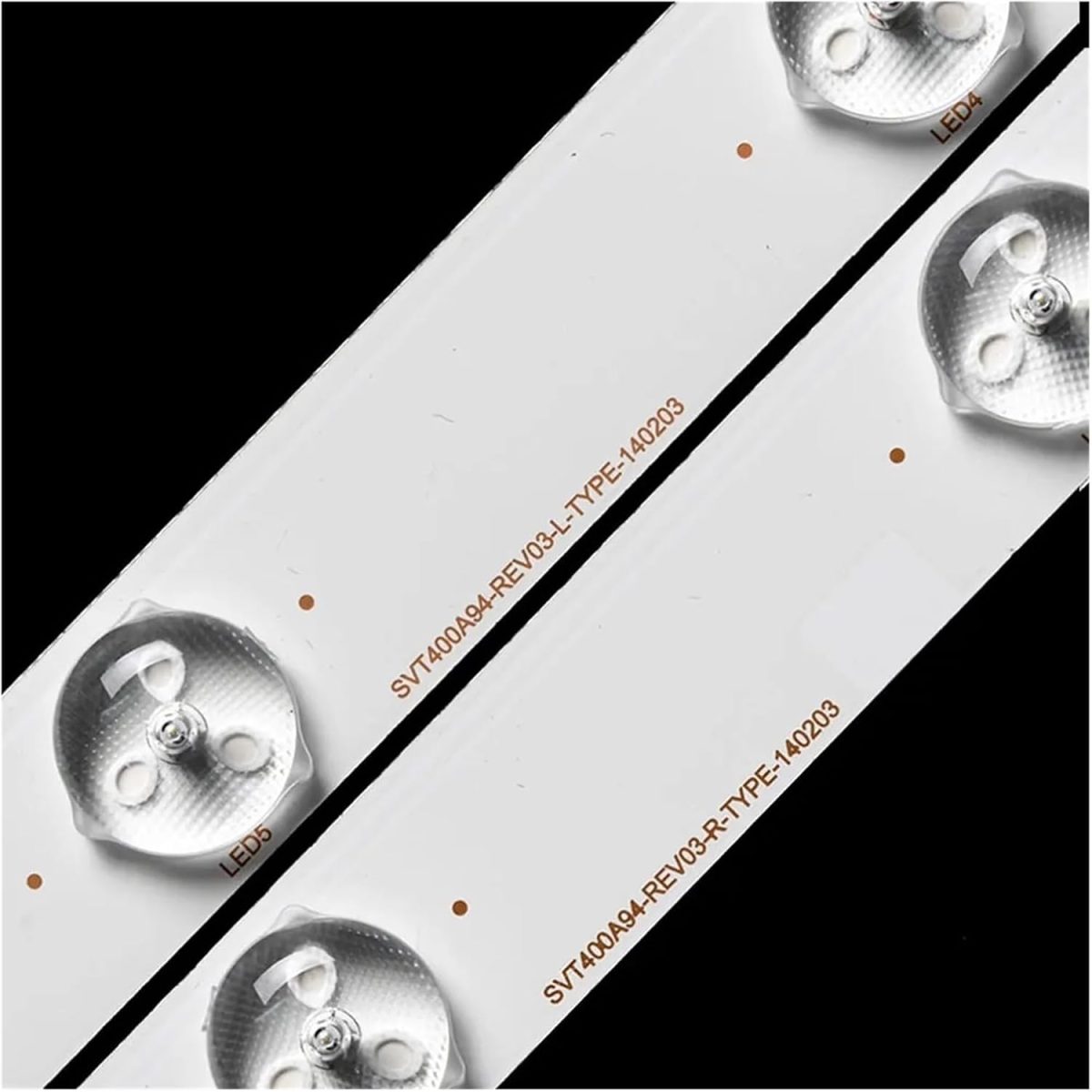 ⁦SHYHHTS 4Pairs/Set 3V 1W 6 Lamp LED Backlight TV for To.shi/ba 40inch SVT400A94_REV03_R-TYPE_140203 413mm TV Repair TL400FSB1-S 40L2400D⁩ - الصورة ⁦2⁩