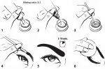 ⁦Demure Eyebrow and Eyelash Tint Kit, Up to 30 Applications, Up to 4 Weeks Lasting Effect, Lash and Brow Dye Kit with Keratin, Color Tint for Lashes and Brows (1.0 Black)⁩ - الصورة ⁦5⁩
