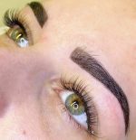 ⁦Demure Eyebrow and Eyelash Tint Kit, Up to 30 Applications, Up to 4 Weeks Lasting Effect, Lash and Brow Dye Kit with Keratin, Color Tint for Lashes and Brows (1.0 Black)⁩ - الصورة ⁦4⁩