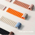⁦NESLIN Watch Band Compatible with Huawei GT5/GT4 41mm 2024 Magnetic Strap, 18mm Double Sided Wearable Silicone Magnetic Band Compatible for Huawei GT5 41mm⁩ - الصورة ⁦7⁩