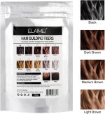 ⁦ALIVER Hair Fibers Spray Refill Powder 100 Grams,Black,Thinning Fine Hair Loss Concealer,Undetected & Unscented,Refill Exsiting Shaker Bottle⁩ - الصورة ⁦7⁩
