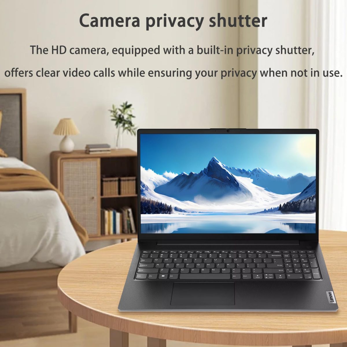 ⁦Lenovo V-Series V15 Business Laptop | 15.6" FHD 1920 * 1080 | 13th Gen Intel Core i7-13620H | 40GB RAM | 1TB SSD | Webcam | Wi-Fi 6 | Windows 11 Pro | Black | Bundle with ADATA 512GB External SSD⁩ - الصورة ⁦4⁩