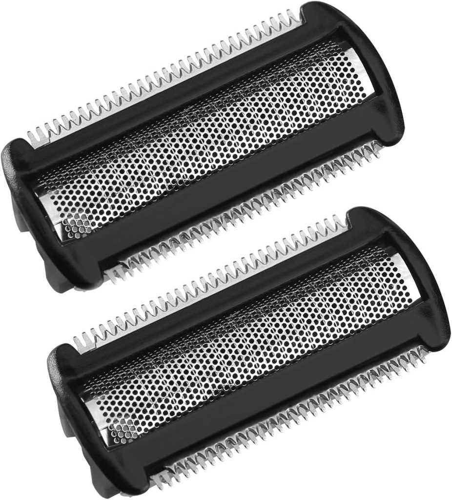 ANYSONIC 2PCS BG2000 Replacement Head with Brush for Philips norelco bodygroom 7000 Compatible for BG5025, BG7030, BG7040, BG2030, BG2040 Replacement Heads
