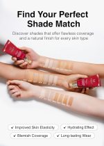 ⁦Missha M Perfect Cover BB Cream SPF 42 PA+++ (13 Bright Beige), Amazon Code Verified for Authenticity, 50ml, Concealing Blemishes, dark circles, UV Protection⁩ - الصورة ⁦6⁩