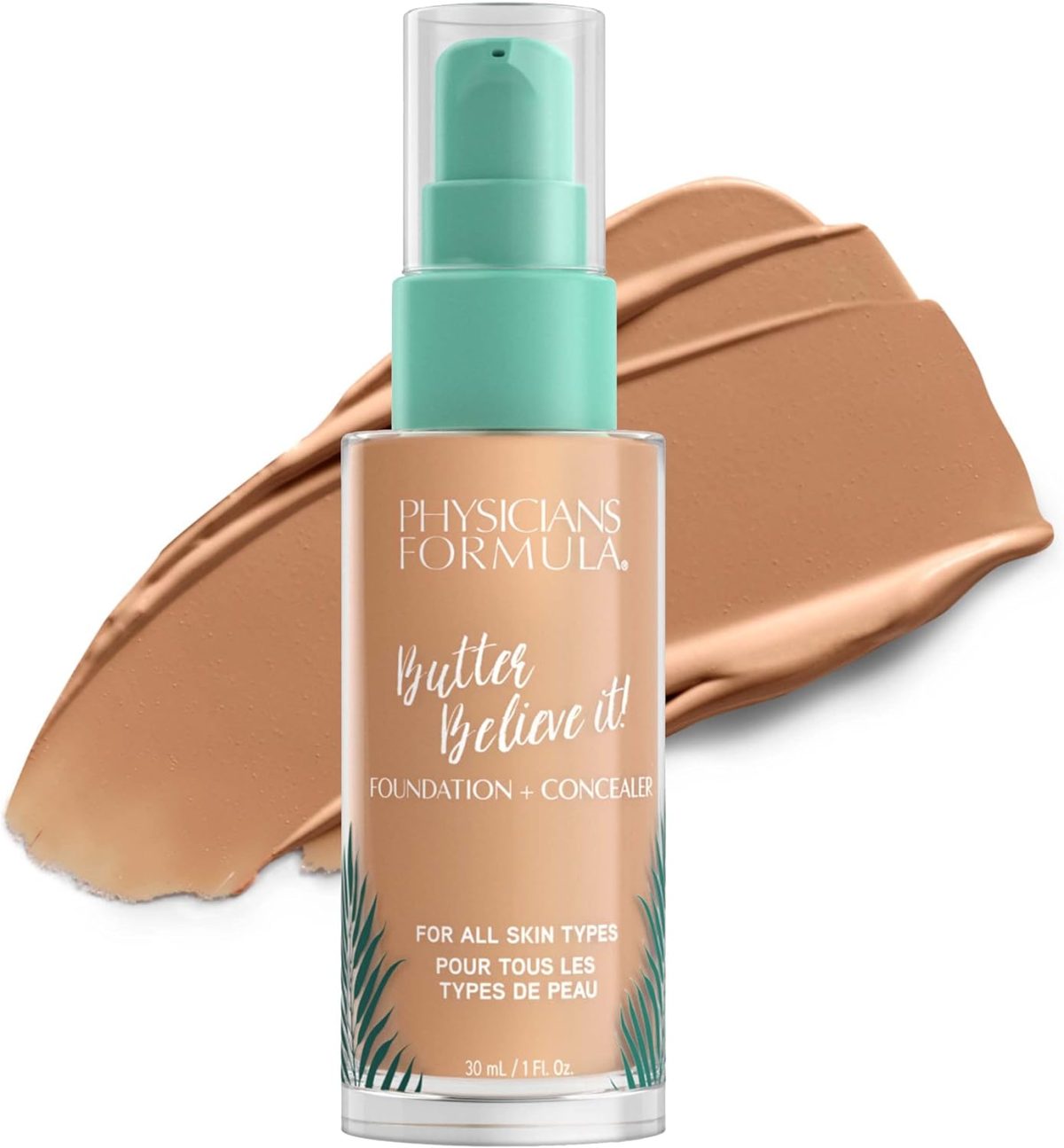 Physicians Formula Butter Believe It! Foundation + Concealer Medium | Dermatologist Tested, Clinicially Tested