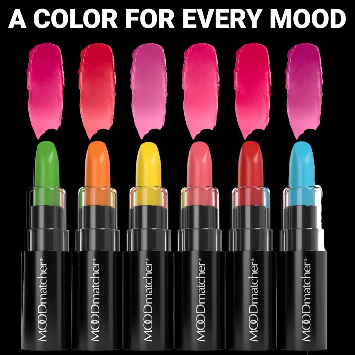 ⁦MOOD MATCHER Fran Wilson Lipstick, 6pc Collection⁩ - الصورة ⁦9⁩