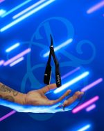 ⁦L3 Milly Razor - Fast and East to Assemble - Excellent Grip and Control - Straight Razor Holder- Level Three Razor Holder Black⁩ - الصورة ⁦3⁩