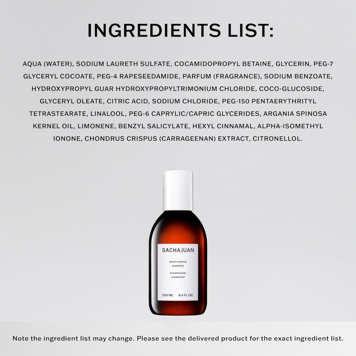 ⁦SACHAJUAN Moisturizing Shampoo, 8.4 Fl Oz⁩ - الصورة ⁦6⁩