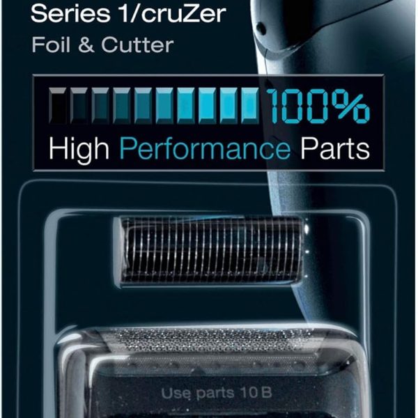 Braun Shaver Replacement Part 10B/20B Black - Compatible with cruZer and Series 1 shavers