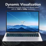 ⁦Z ZOLWAYTAC Gaming Laptop Computer - FHD 1920x1200 IPS 16:10 Screen, Core i5(Up to 3.5GHz) Quad-Core, 12GB RAM/512GB SSD, Aluminum Body, WiFi + USB 3.2/HDMI/Type-C, Slim Laptop⁩ - الصورة ⁦3⁩