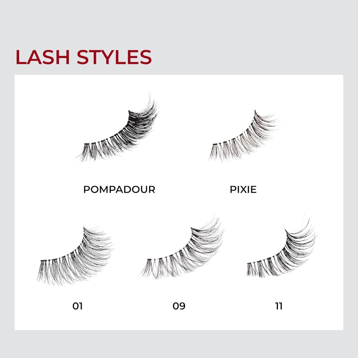 ⁦KISS So Wispy Curated Collection of Bestselling False Eyelash Styles Multipack, Volume & Curl, Lash Extensions Look, Signature Wispy Effect, Cruelty Free, Reusable, Contact Lens Friendly, 5-Pair⁩ - الصورة ⁦5⁩