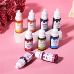 ⁦BONNIE CHOICE 12 Colors Liquid Lip Gloss Pigment Set, DIY Lipstick Liquid Pigment Set for Making Lip Gloss, DIY Lip Gloss Pigment Cosmetic Dye, Edible Coloring Pure Plant Pigment for Lip Gloss Base⁩ - الصورة ⁦8⁩