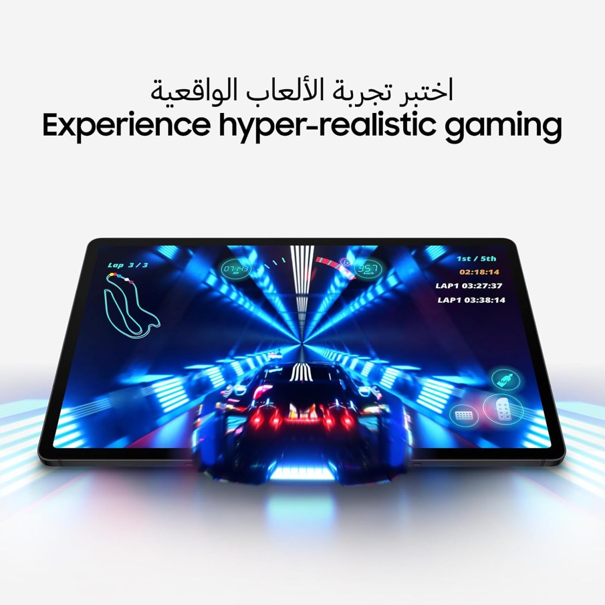 ⁦Samsung Galaxy Tab S9, 8GB RAM, 128GB Storage, Graphite, (KSA Version)⁩ - الصورة ⁦5⁩