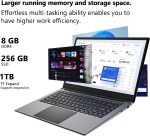 ⁦16 Inch Laptop, Portable Laptop with 6GB DDR and 64GB SSD,Expandable to 1TB.Quad Core Pentium Processor up to 2.64GHz.Mini HDMI.Dual Band WiFi. Webcam. Thin Laptops⁩ - الصورة ⁦3⁩