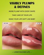 ⁦FALADANA Hydrating Lip Glow Oil-4Pcs Tinted Plumping Lip Oil Gloss, Ultra-Hydrating & Nourishing Lip Care Lip Tint, Smooth Glossy Finish Clear Tint Shiny and Vegan Fat Lip Oil (setA)⁩ - الصورة ⁦6⁩