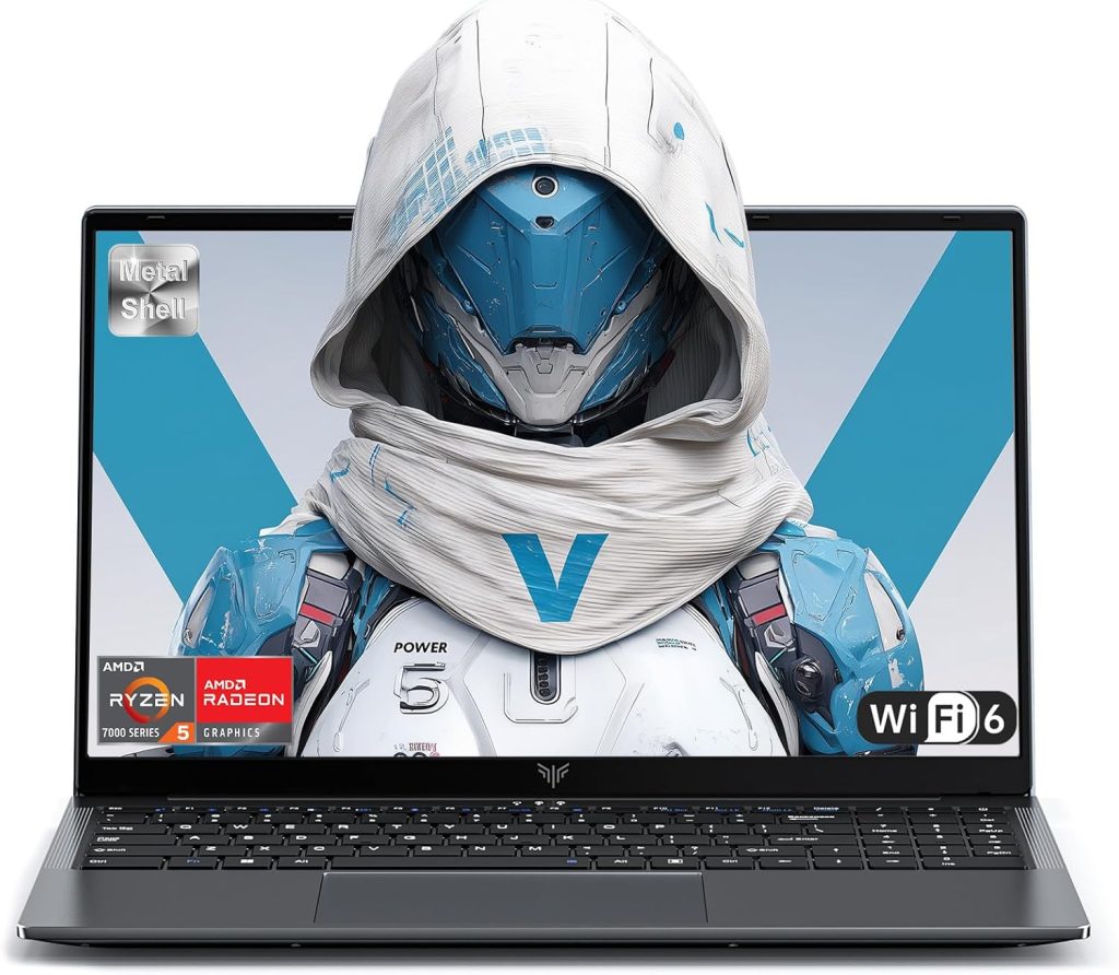 2025 Laptop Computer with AMD Ryzen7 5825U, 8-Core Processor (Up to 4.5GHZ),16GB DDR4 RAM 512GB NVMe SSD,15.6" Full HD IPS Display,4800mAh Battery,WIFI 6, Bluetooth 5.2,Windows 11,Type C,Dual Speakers
