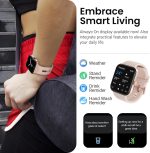 ⁦TOZO S4 AcuFit One Smart Watch 1.78" AMOLED Ultra-Clear Screen for Men Women, Call/Answer Fitness Tracker, Heart Rate Sleep Blood Oxygen Monitor IP68 Waterproof for ios 11.0+ Android 9.0+, Rose Gold⁩ - الصورة ⁦7⁩